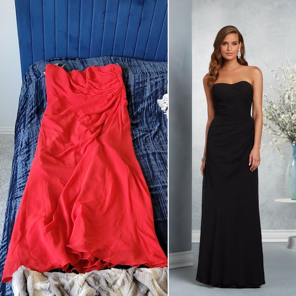 ALFRED ANGELO BRIDESMAIDS 7418 in Red